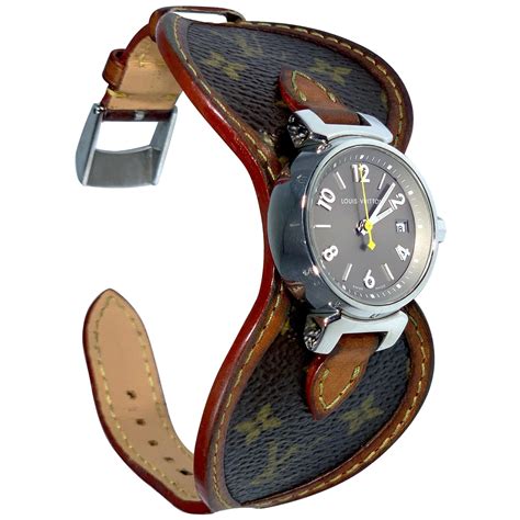 louis vuitton leather watches|louis vuitton watches for women.